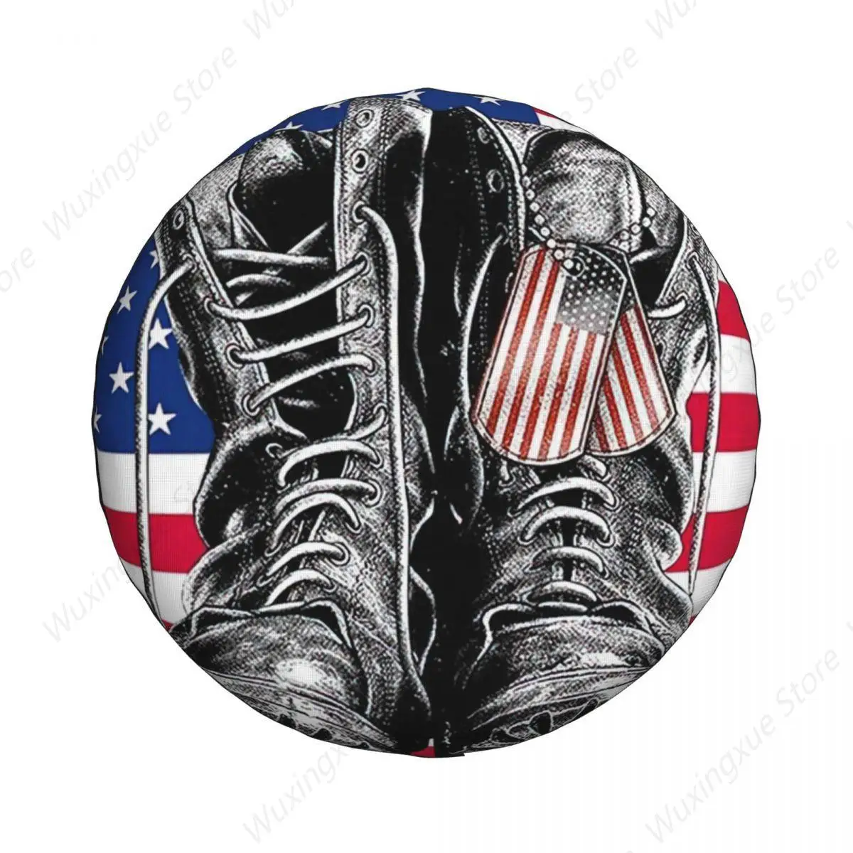 מגפיים אמריקאים כיסוי צמיגים גלגל מגיני אריגה אוניברסלי עבור ג 'יפ קרוון משאית camper נסיעות קרוון