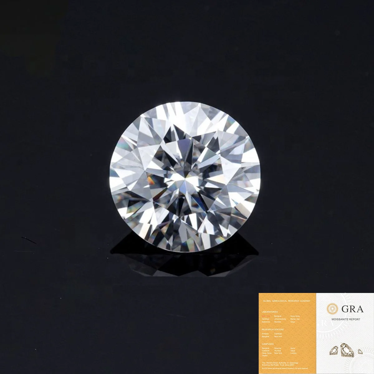 

Цвет 6А класса D VVS Clarity 3EX Cut Немодифицированный цвет Высококачественный муассанит