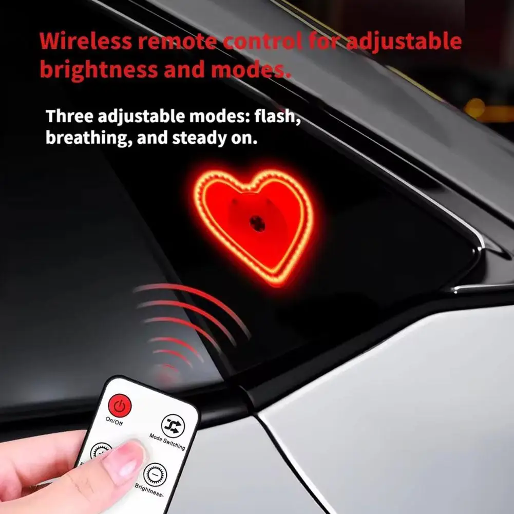 

LED Car Window Atmosphere Light With Remote Control Glowing Neon Interior USB Lamp Ambient Decoration Mood Heart Lights I0R2