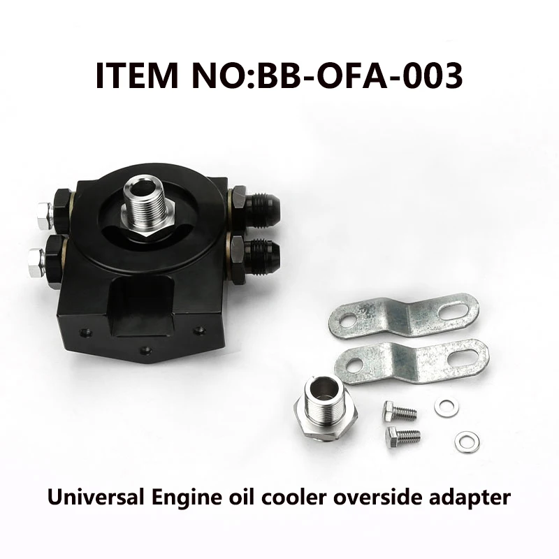 Battlebee Universal Radiator New Engine Oil Cooler Overside Adapter Aluminum Car Accessories Plastic Automotive Parts BB-OFA-003