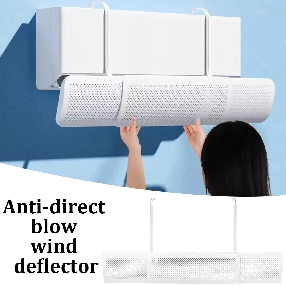 New Anti-Direct Blowing Air Conditioning Wind Deflector Wall-Mounted Outlet Baffle Hanging Conditioning Guide Cover Wholesales
