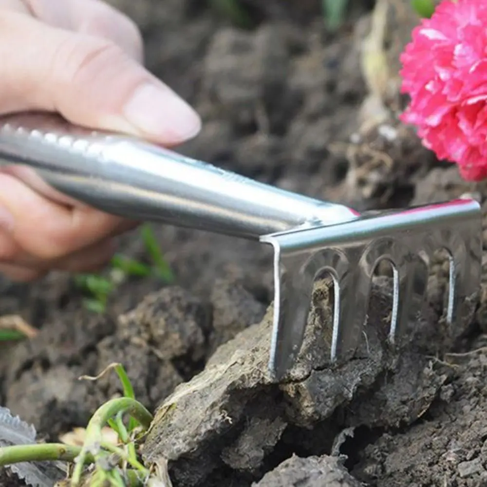 Bonsai Boden Edelstahl Garten Spaten Jäten Graben Gartens chaufel spitze/quadratische Schaufel integrierte Schaufel Rechen