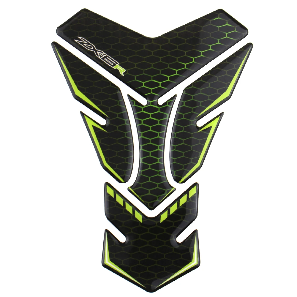 

Motorcycle 3D Rubber Sticker Gas Fuel Oil Tank Pad Protector Cover Decals For KAWASAKI ZX-6R 2009-2018 NINJA 636 ZX6R
