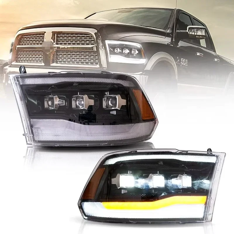 Ensemble de phares de voiture d'usine 1500/RAM 2500/RAM 3500 phares classiques 2019-2021 2009-2018/Ram 1500 phares pour