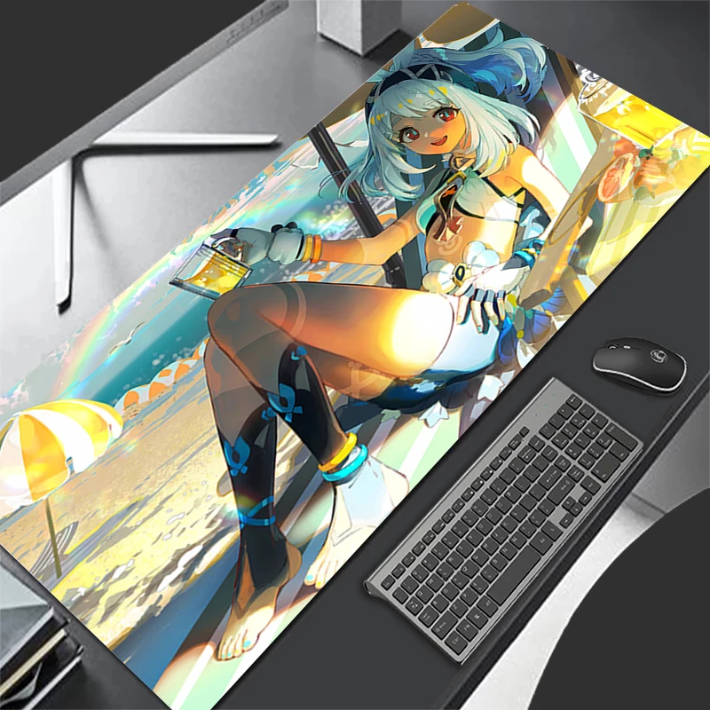 

Mousepad Computer Gaming Accessories Keyboard Pad Office PC G-genshin Impact Mualani Rubber Mouse Pad Decoracion Desk Mouse Mat
