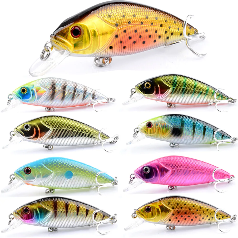 

6.9cm 6.5g Carp Fishing Lure Hard Bait Minnow Swimbait Wobblers for Pike Wobbler Accessories Lures Artificial Equipment Goods