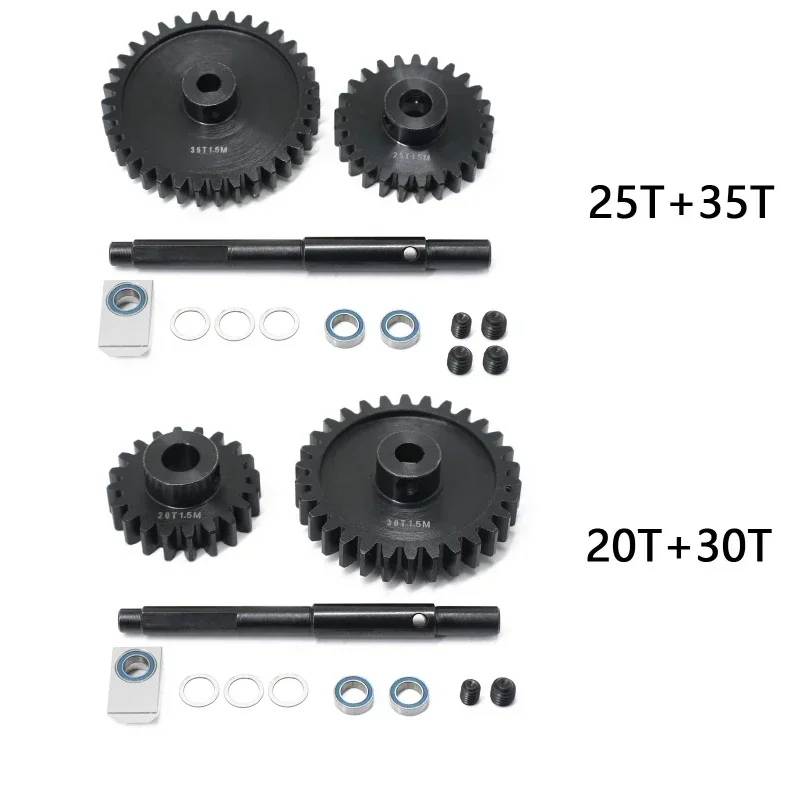 

Suitable For Trxs 1/5 X-MAXX XRT 20T+30T And 25T+35T Big Teeth+Motor Teeth Kit