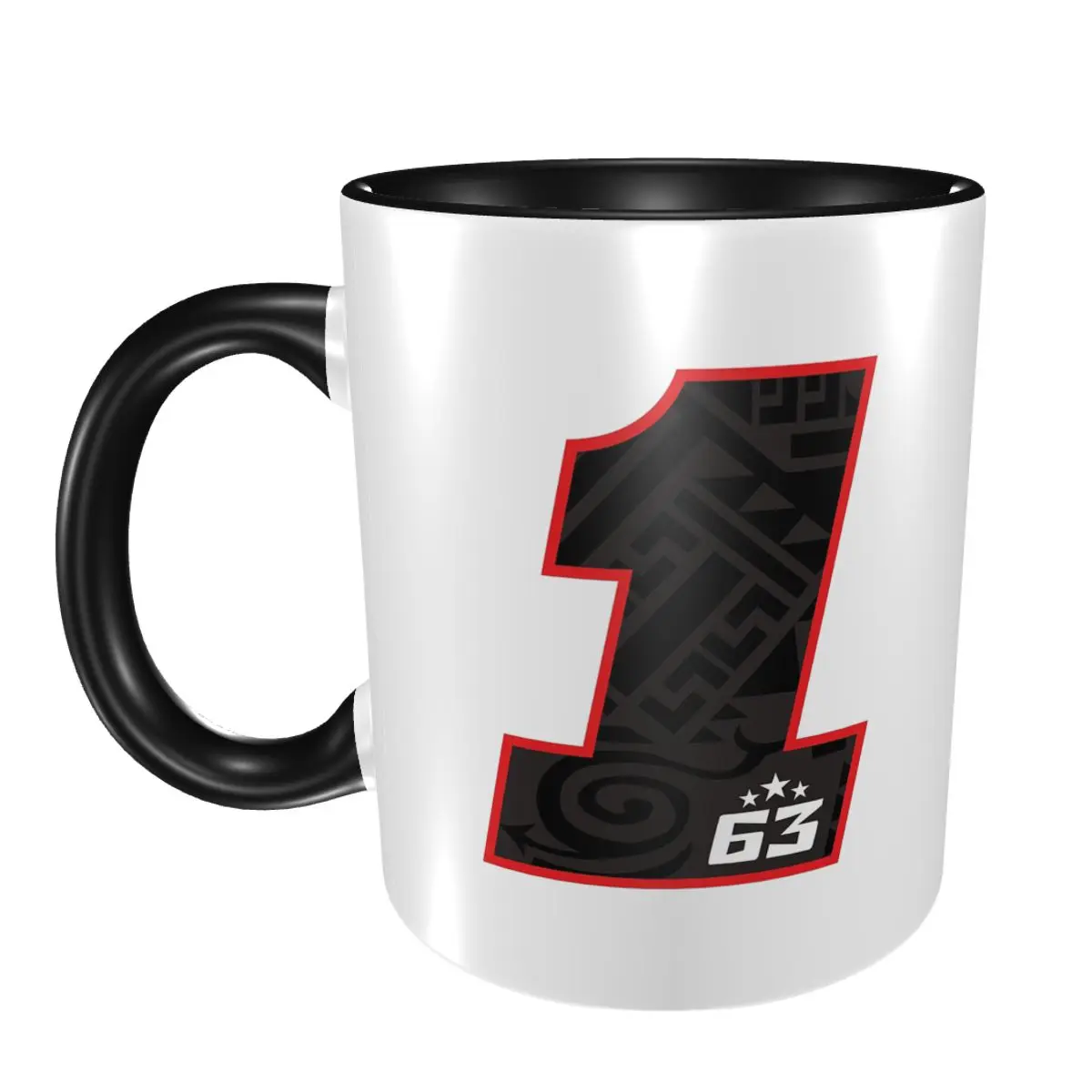 

Pecco Bagnaia 63 Mug Funny Ceramic Coffee Cups Tea Mugs Milk Cup Drinkware Gift for Friends