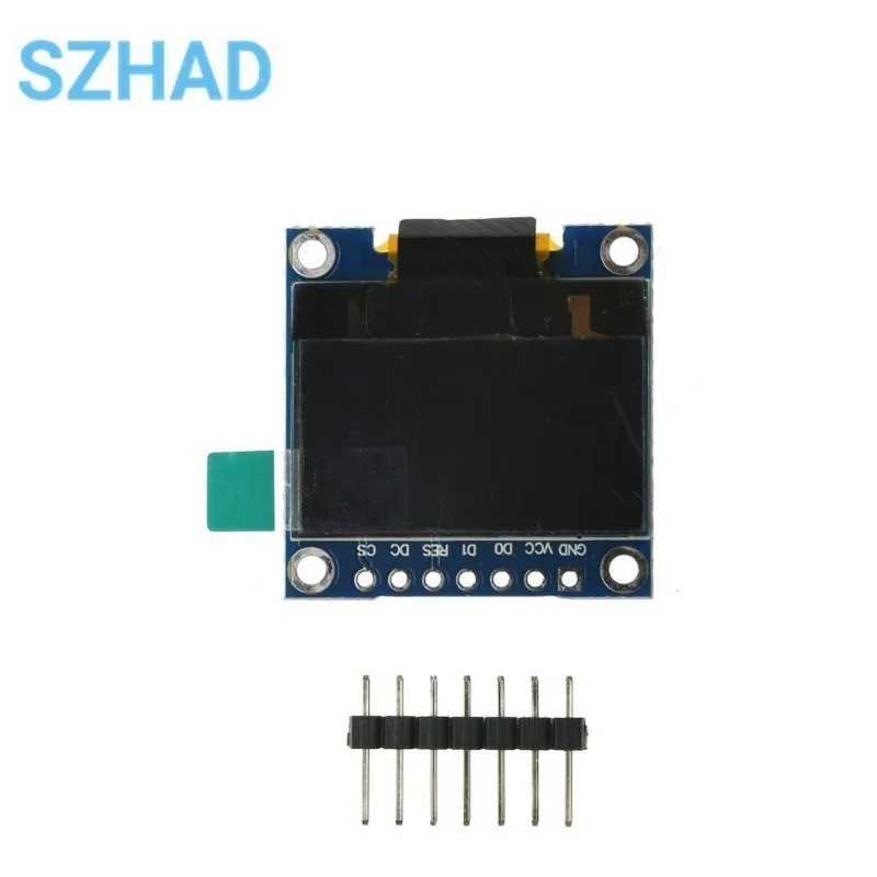 0.96 Inch IIC SPI Serial 7Pin White/Blue/Yellow Blue/Yellow OLED Display Module SSD1306 12864 LCD Screen Board  for Arduino