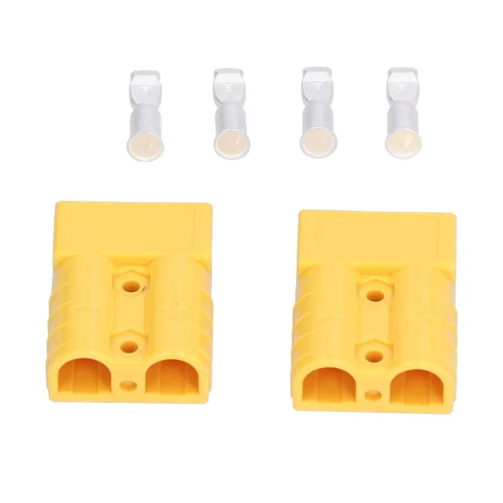 

2PCS Multi Color 50A Battery Connector 600V Lightweight Design Wire Harness Plug Quick Connect Disconnec Automotive Battery