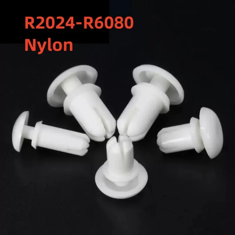 White Nylon Rivet P…