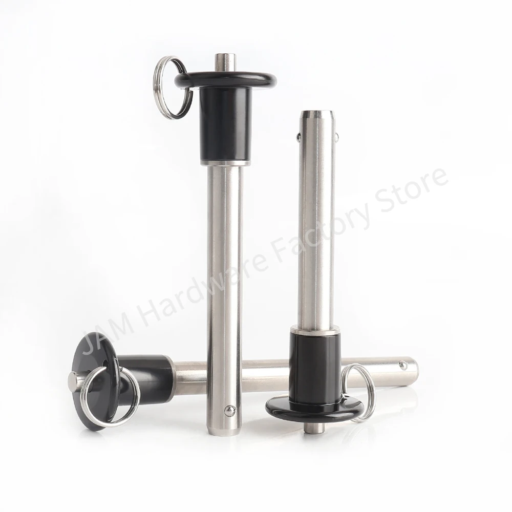 YK110 Factory Direct Quick Release Button Type Lock Pin Marine Hook Positioning Pin Spring Ball Lock Pin With Pull Ring