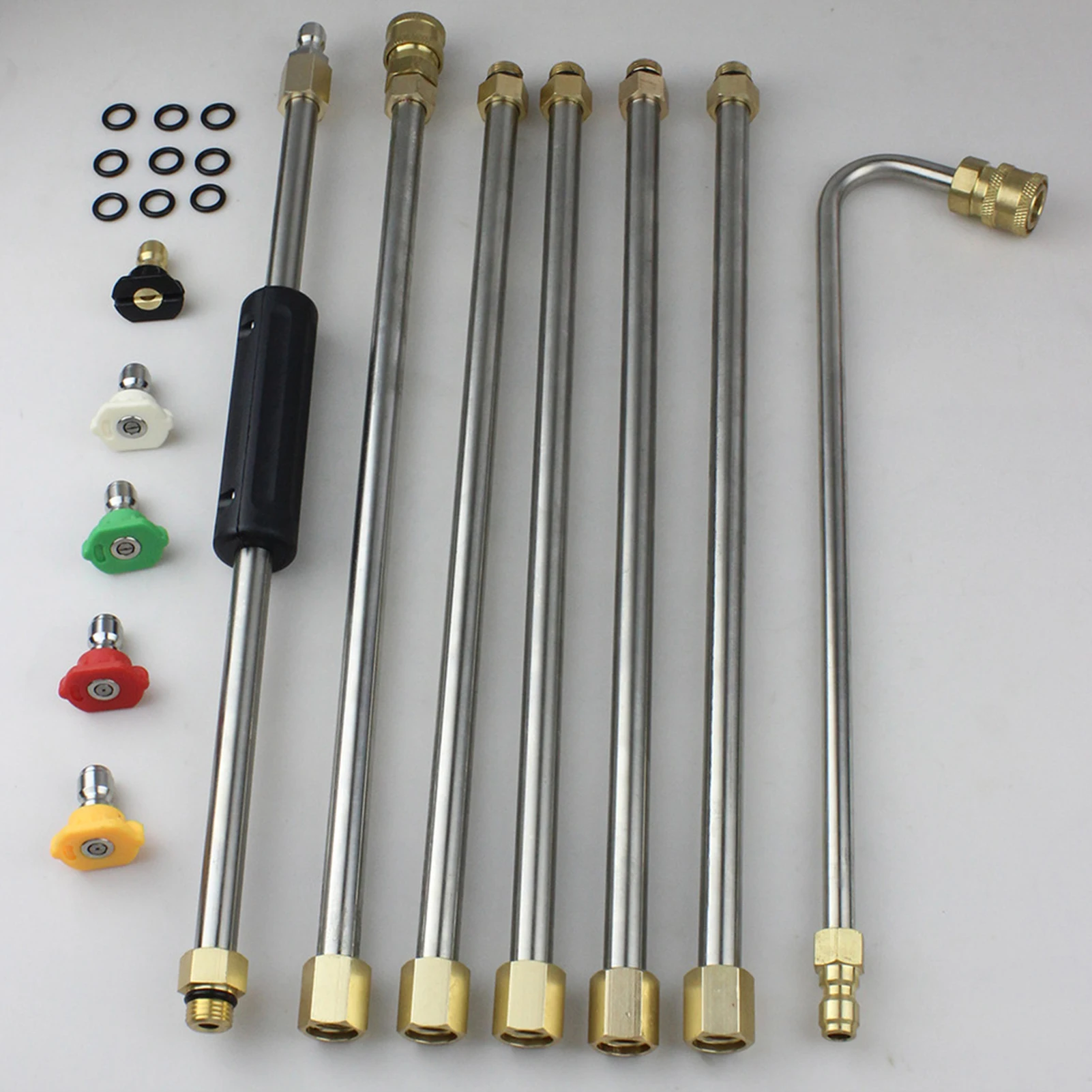 Extension Wand Pressure Washer Set Multipurpose Washer Extension Rod Kit: For Walkway Use