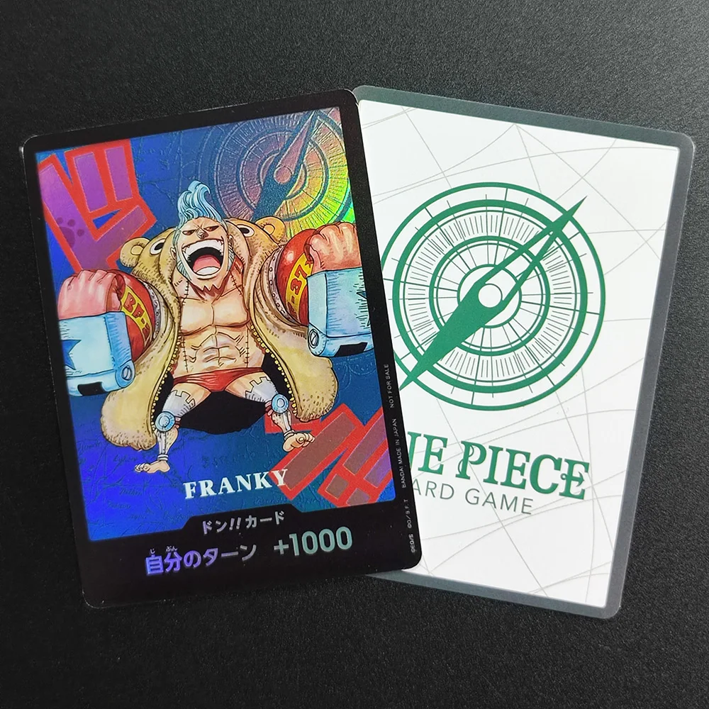 Proxy Tcg One Piece Card Franky Don!! Card Japan Textured Holo Foil Mint Promo Rare TCG Anime Collectible Fans Single Card