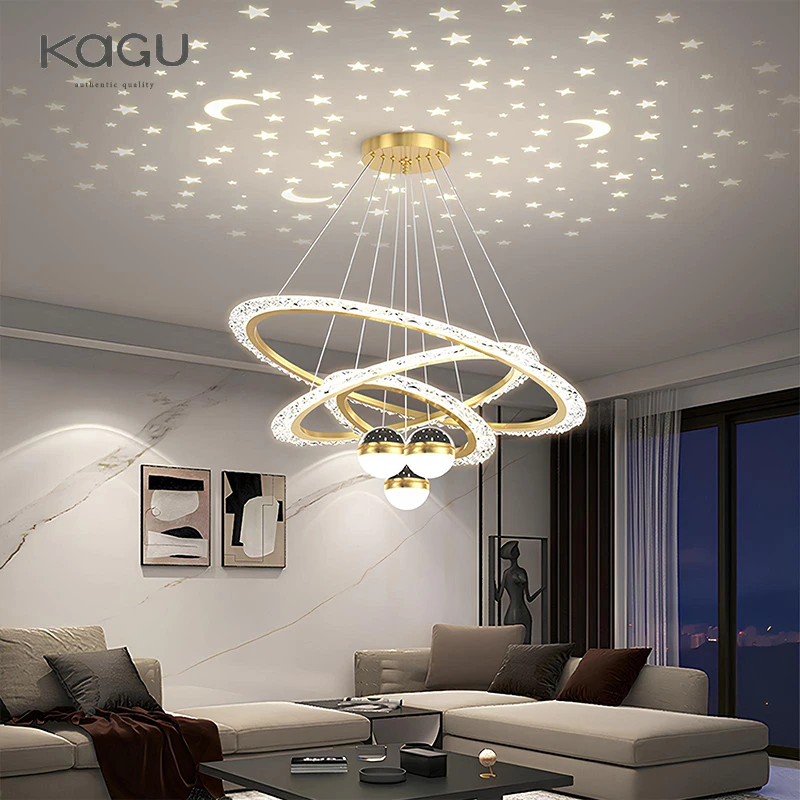 Nordic Gyptian Chandelier For Living Room Bedroom Dining Room LED Room Decoration Luster Kids Room Ceiling Lighting Indoor Lamps