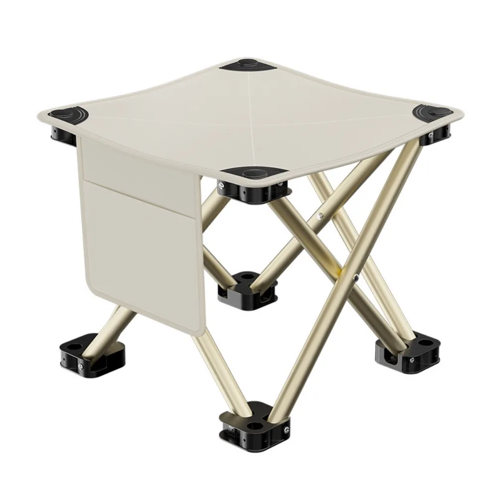 Outdoor Portable Folding Stool Camping Collapsible Foot Stool Hiking Beach Travel Picnic Fishing Seat Tools Ultralight Picnic