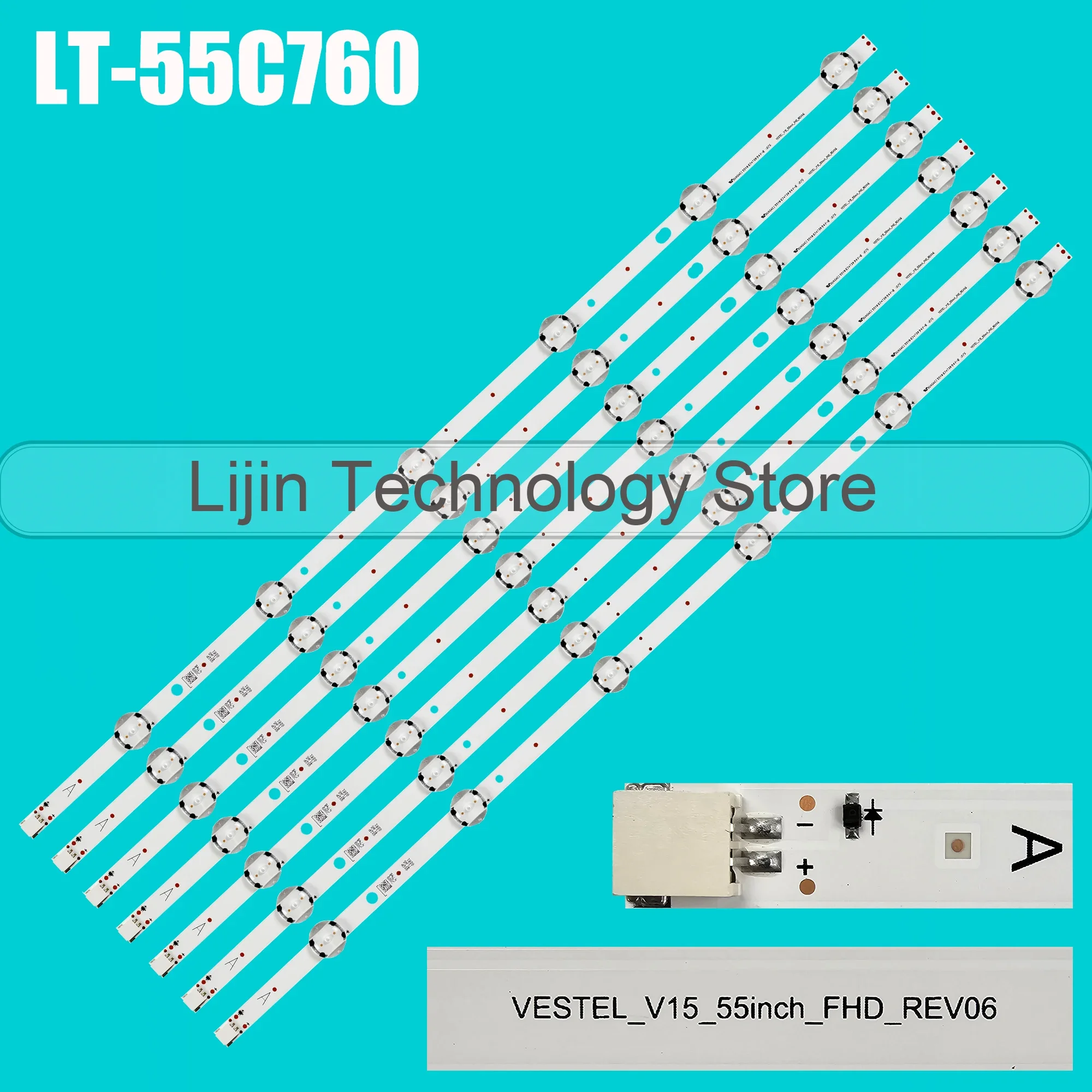 

LED Strip For 55HL560 55HB16T72UA 55HL650 SVV550AJ9 LUX0155002 01 LUX0155003 01 55FD7300 55FA7000 VES550UNDS 2D N12