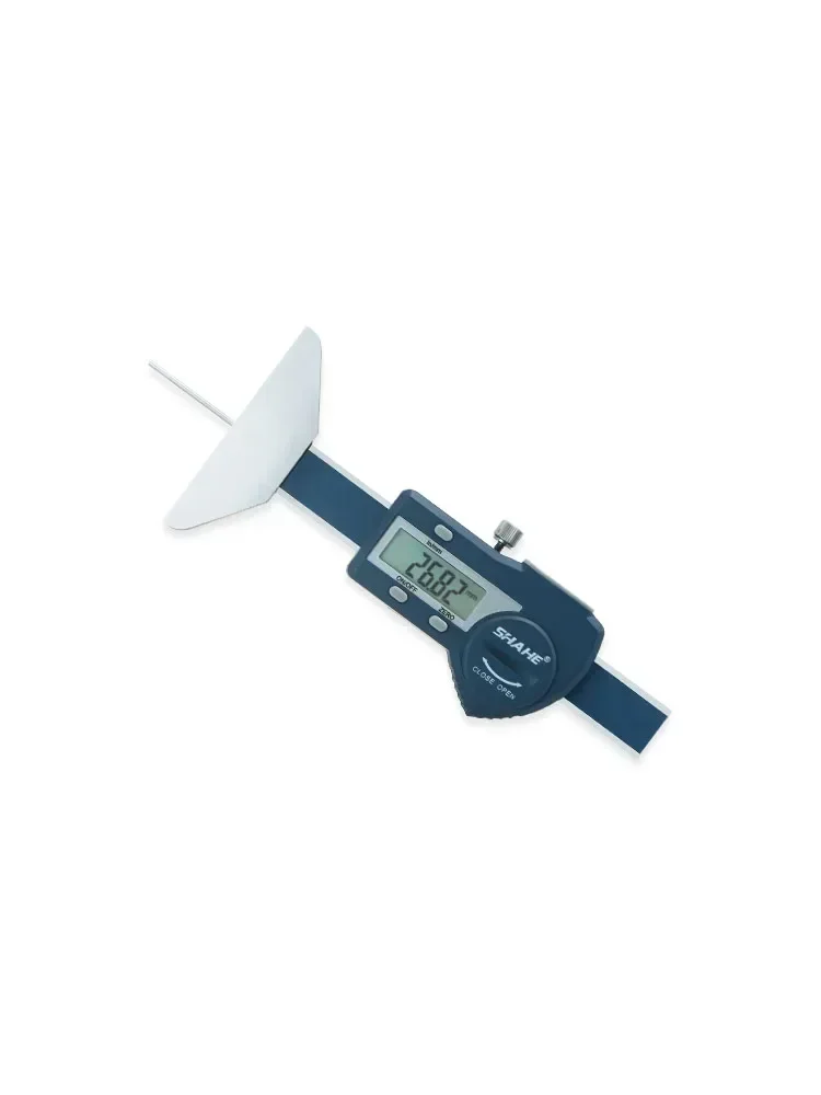 Shahe 0-25/0-50mm miernik grubości bieżnika opon metalowy pręt cyfrowy głębokościomierz opon LCD do opona samochodowa narzędzia mierniczego — zdjęcie 2