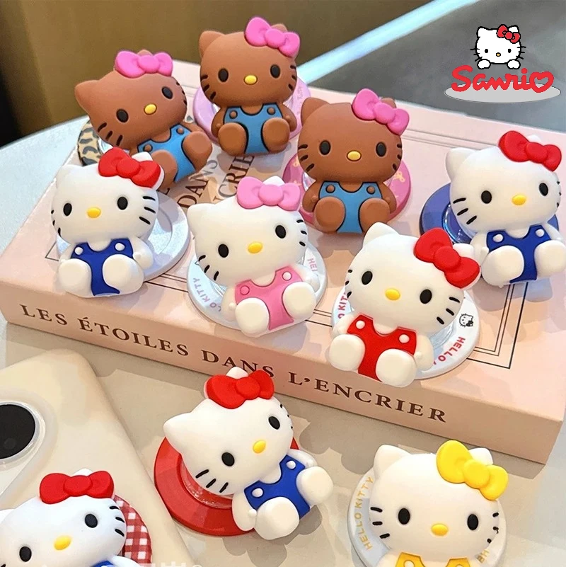 Sanrio Cute Hello Kitty Magnetic Phone 3D Cartoon Phone Holder Grip Tok Griptok For Magsafe iPhone Samsung Expanding Stand Tok﻿ - view 2