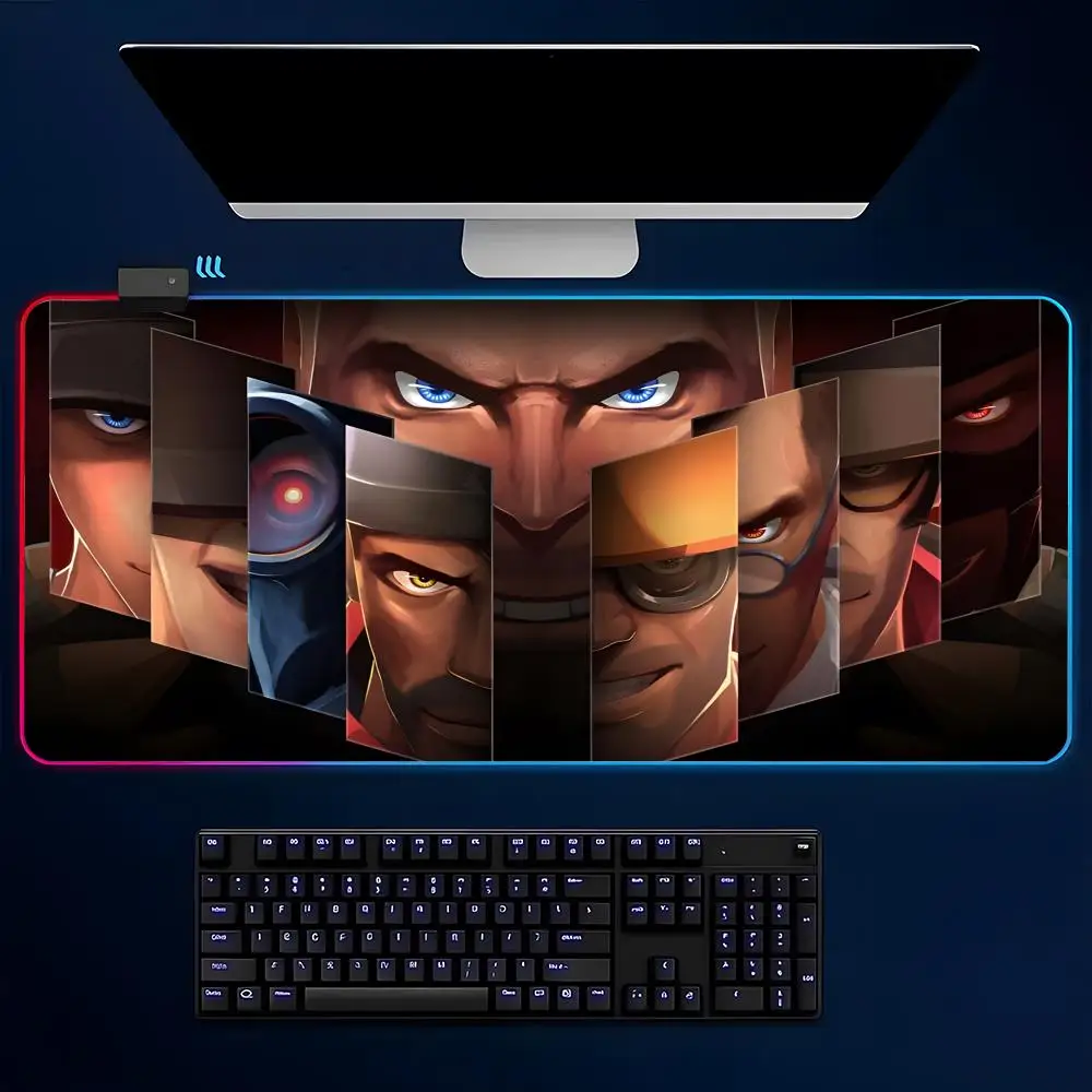 

multiplayer online shooter game Mouse Pad Mousepad Large Gaming LockEdge Thickened Computer Keyboard Table Desk Mat