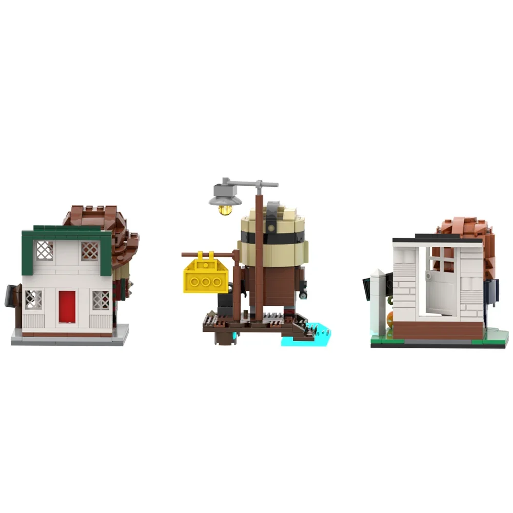 고브릭스 MOC 호러 시리즈 블록 모델 미국 호러 영화 캐릭터 모델 사이코 킬러 블록 장난감 어린이 생일 선물