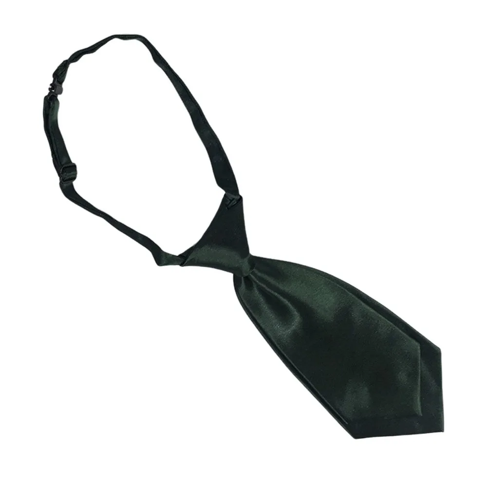 

Fashion 20CM Women Necktie Double Layer British Cravat Adjustable Simple Children Neck Wear