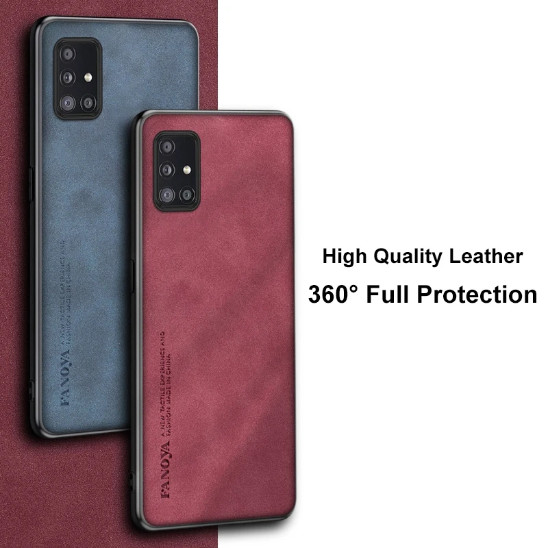 Luxury PU Leather Case For Samsung Galaxy A51 A71 4G Cover TPU Silicone Shockproof Protection Phone Case For Samsung A51 A71 5G