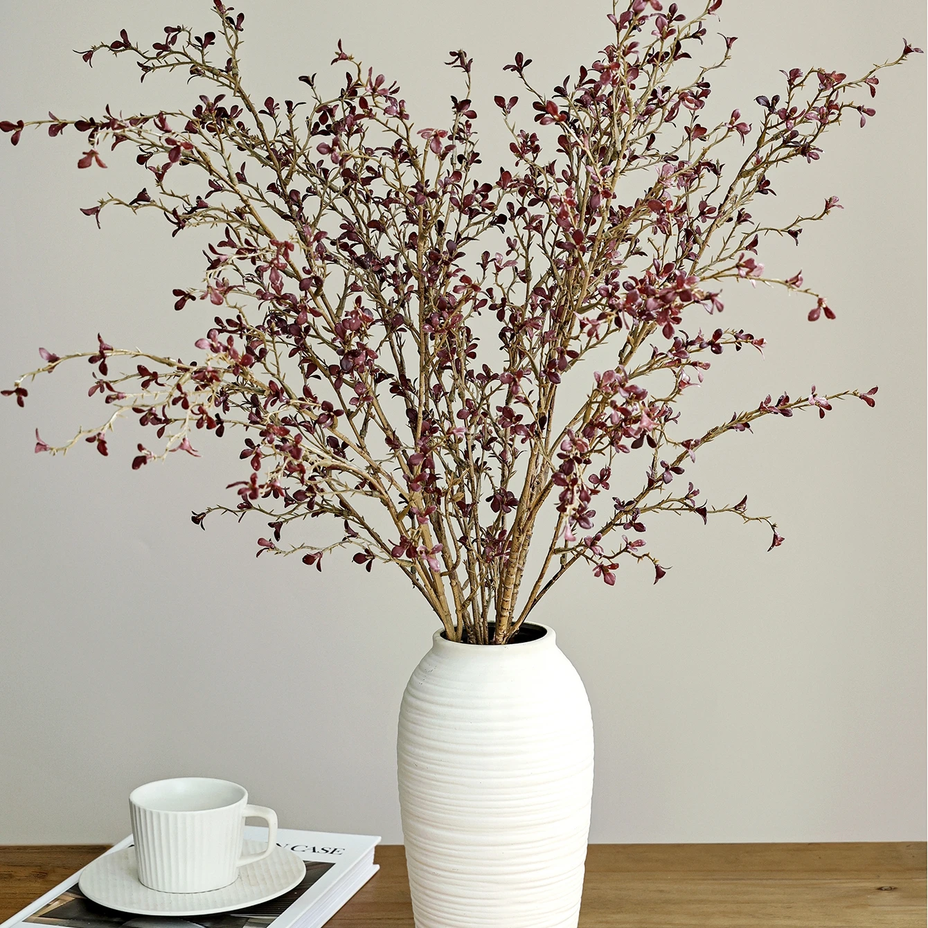 Künstliche Blumen aus Seide, Getrocknete Orchideen für Herbst-Hochzeiten, Brautsträuße, Dekoration für Feiertage, Garten, DIY-Geschenke und Requisiten – Detail 2