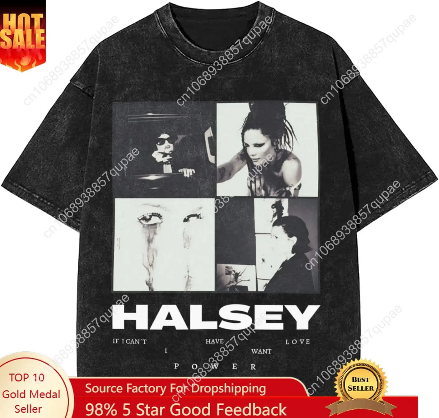 

Halseys Fashion Athletic Tops for Mens Vintage Oversize T-Shirts Funny Men Tees