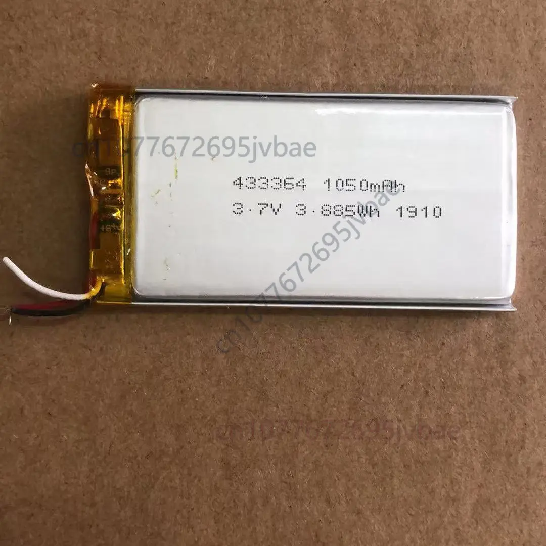 10pcs.。for New polymer lithium battery model 433364 capacity 1050mah 3.7v。.