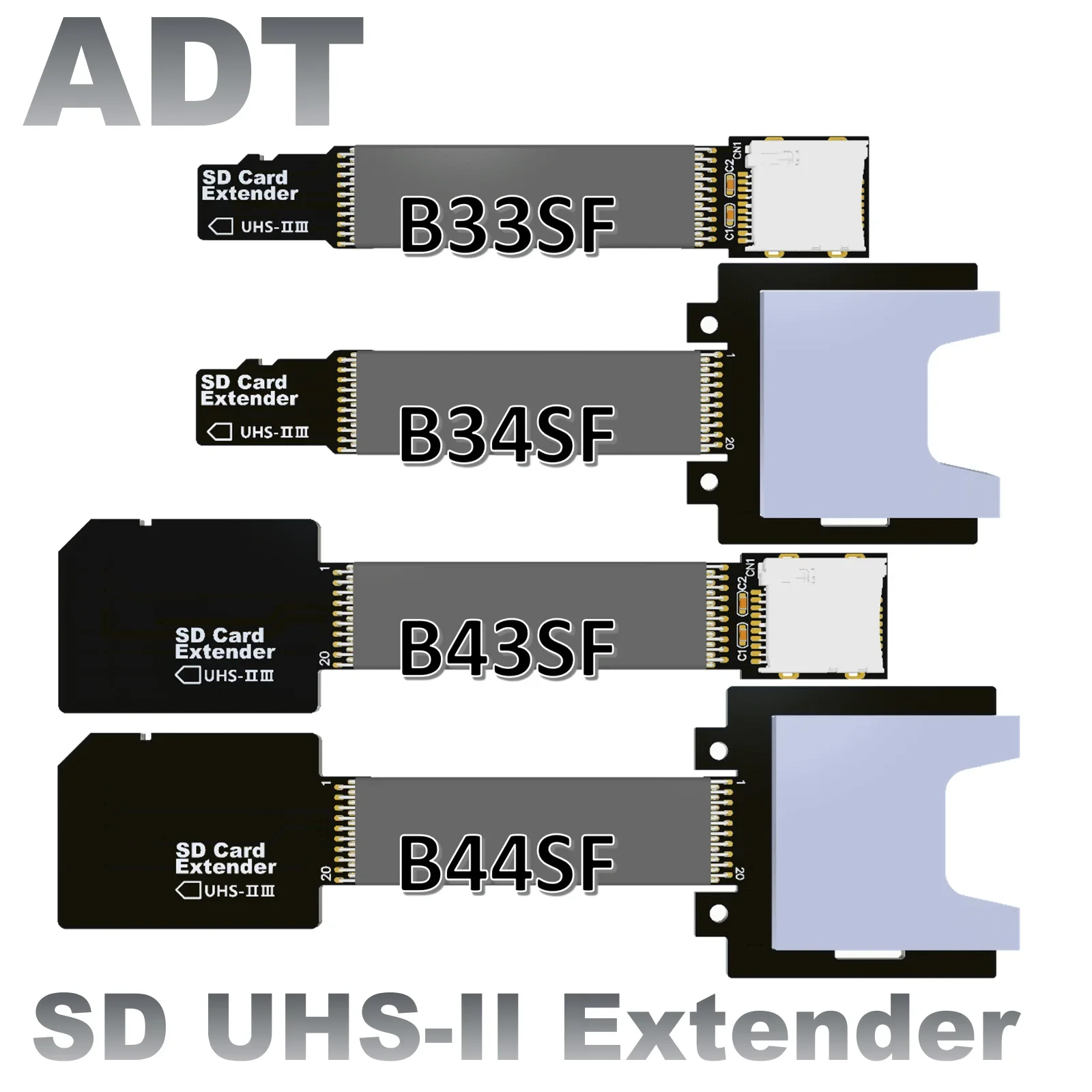 Cabo de Extensão MicroSD TF, Suporta SDHC SDXC UHS-III, Velocidade Total, Leitor de Cartão Não FPC, Cabo de Navegação ADT