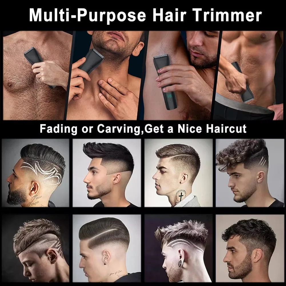 BAAN-ボディ脱毛器男性用ボディシェーバービキニトリマー敏感な領域体毛トリマー