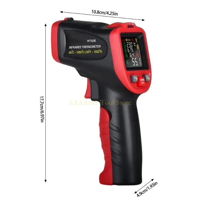 A2BE Ультракрасные лучи Термометры Цифровые температурные пистолеты Датчик подходит для приготовления барбекю и промышленного