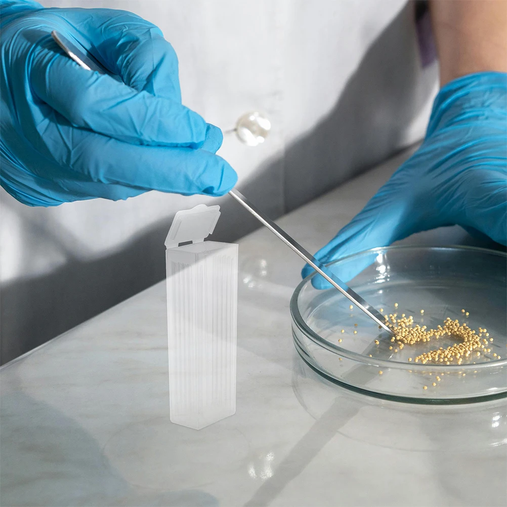 

6pcs Microscope 5-Slot Plastic Storage Case Waterproof For Lab Classroom Science Education Slide Holder Organizers Lab