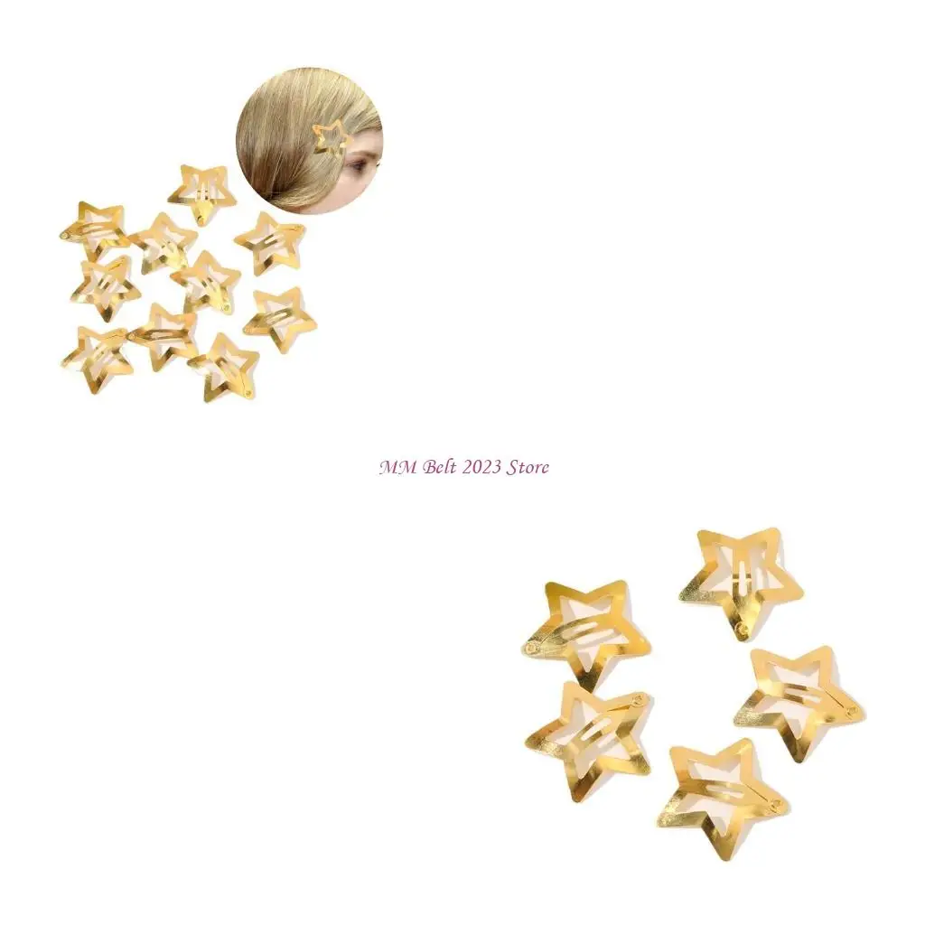 

49ME 5 шт./10 шт./20 шт./30 шт./40 шт./50 шт., заколки для волос в форме звезды, косички для девочек, заколка для волос, заколка