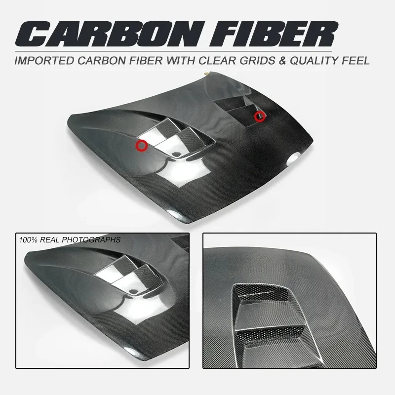 Suitable for Mazda Mazda RX8 Carbon Fiber Modification RE Amamiya, Engine Front Cover, Engine Cover