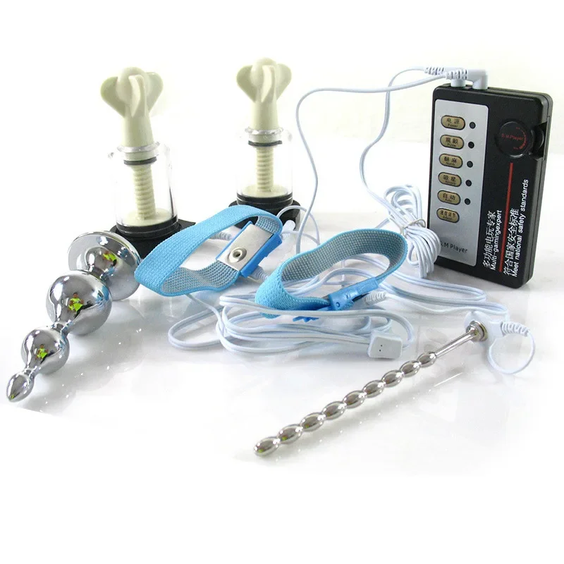 Sex Product Newest Electro Shock Penis Rings Electric Stimulation Catheter Urethral Sound Penis Plug Sex Toys For Male