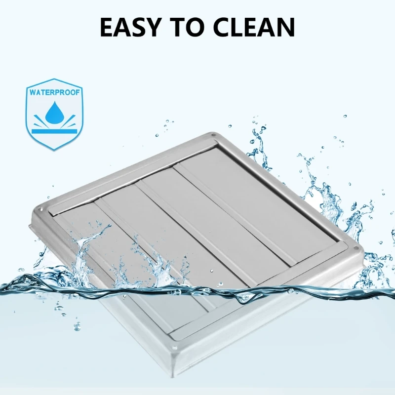 Aluminum Louvered Vent Contemporary Air Outlet Cover for Household Air Exhaust