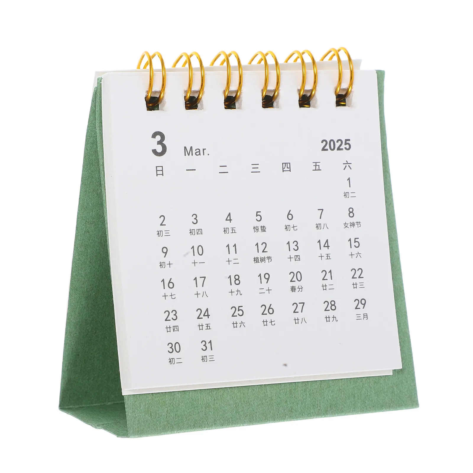 

Mini Desk Calendar 2025 Small Desktop Calendar for Home Office Dorm Decorative Daily Reminder Flip Over Monthly Memo Planner