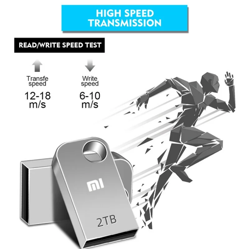 Xiaomi Mini U Schijf Usb Geheugen 2Tb 1Tb 512Gb Flash Drives Metalen Draagbare Usb 3.0 Type C Hoge Snelheid Waterdichte Pen Drive Stick