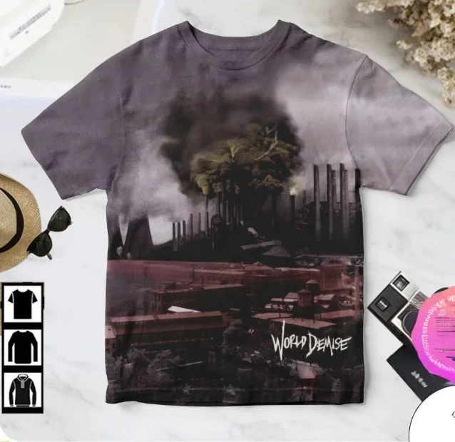 المعادن الثقيلة تي شيرت جديد روك باند ألبوم نعي ثلاثية الأبعاد تي شيرت مطبوع الرجال النساء موضة عادية كم قصير التي شيرت الهيب هوب بلايز تيز