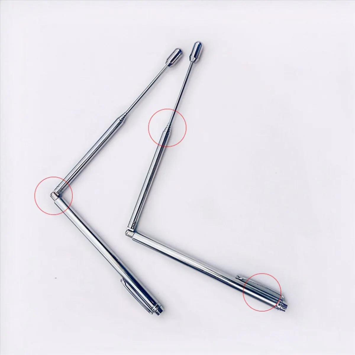 

Power Tool Sets 2PCS Portable Dowsing Rod Water Detector Tool Adjustable Rods Flexible Divining Water Spirit Ghost Gold Buried I