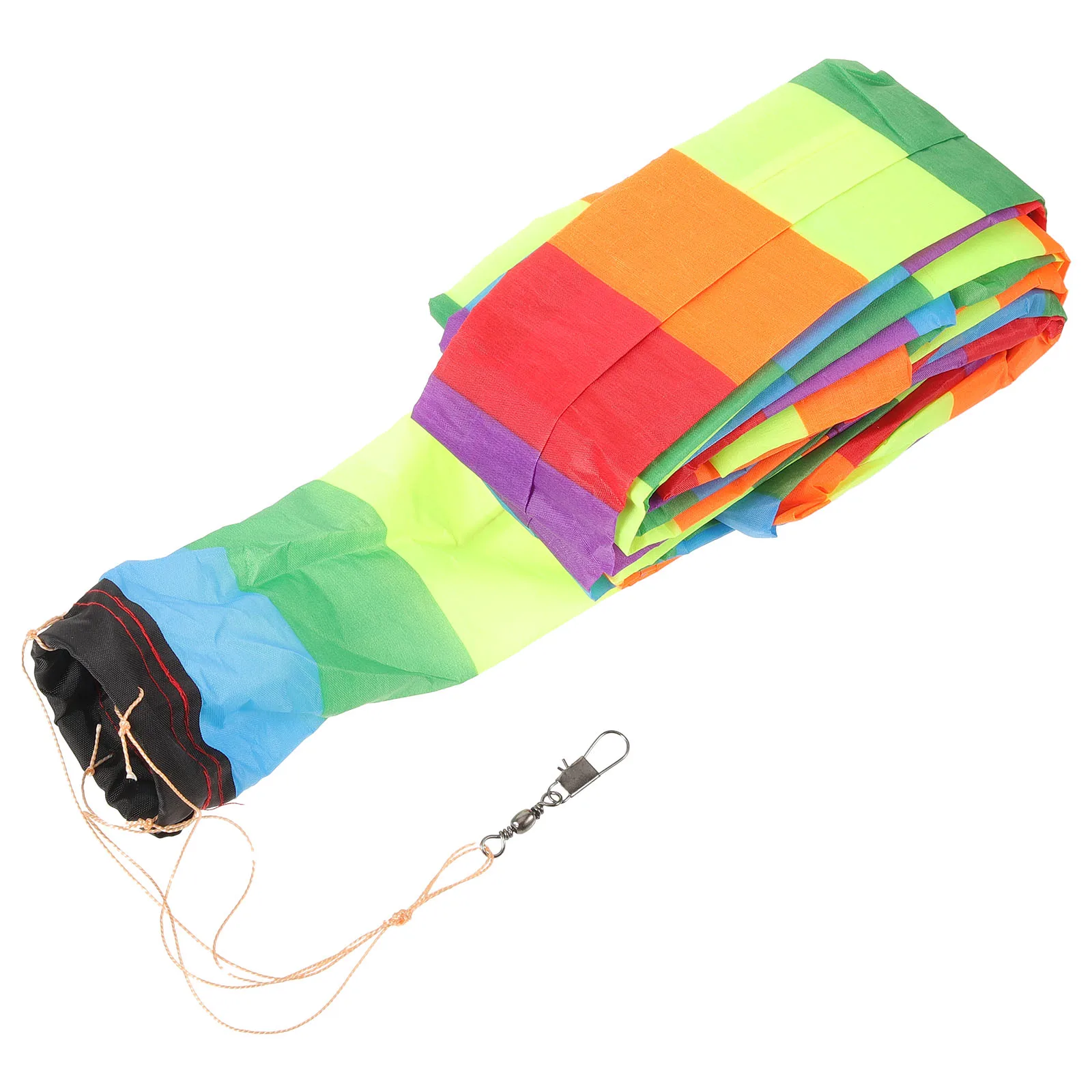 1pcs Tail Nylon Rainbow Streamer Outdoor Toys Flying Kite Attachments Ornament Kite Decor Stability Enhancement