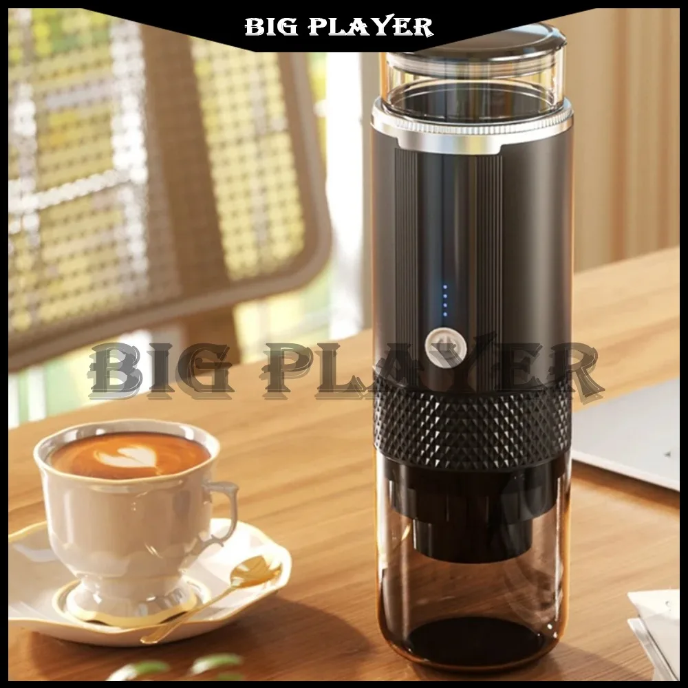 

In 1 Electric Espresso Maker Wireless Portable Small Coffee Machine For Camping Hiking RV Office