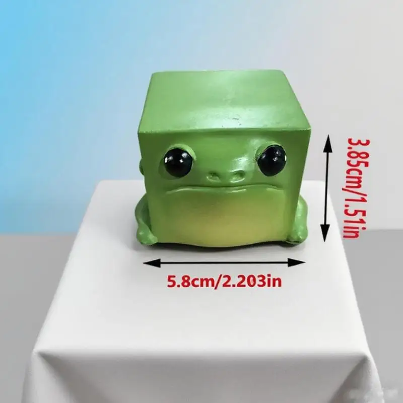 القبيح لطيف الضفدع تمثال راتنج تمثال صغير-فريد من نوعه المنزل مكتب زخرفة مضحك حديقة ديكور النحت الحرف الفريدة هدية #6