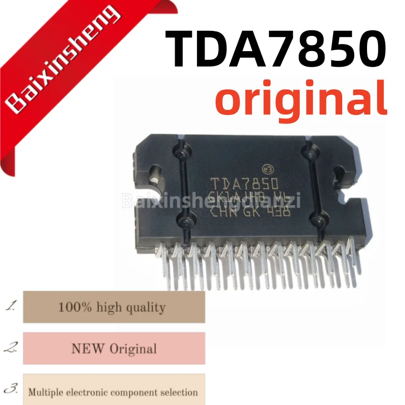 

2 pieces, brand new original, TDA7850 linear - audio amplifier/amplifier IC/4 * 50W chip