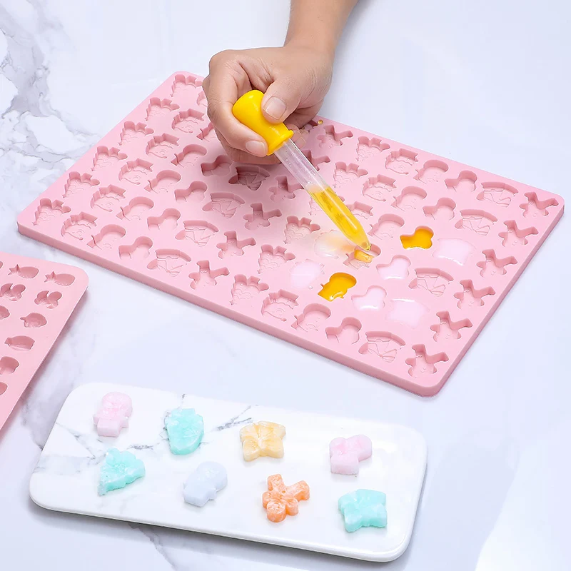 FAIS DU Christmas Fudge Chocolate Cake Mold Gummy Silicone Chocolate Mold Cake Biscuit Baking Mould Cake Decorating Tools