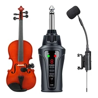 Acemic VT-5 Sistema de micrófono de violín inalámbrico, condensador UHF para violinista, grabación de actuaciones en escenario