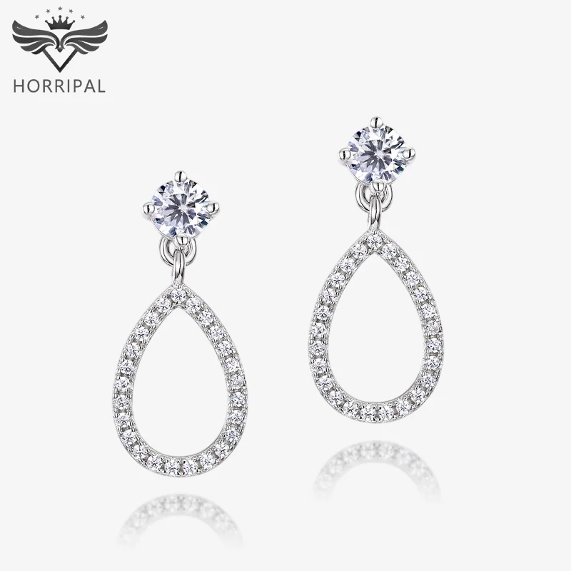 

New Pear Drop Earrings Moissanite Sparkling 925 Sterling Silver Fashion Water Drop Earring for Women Luxury Jewelry High Quality