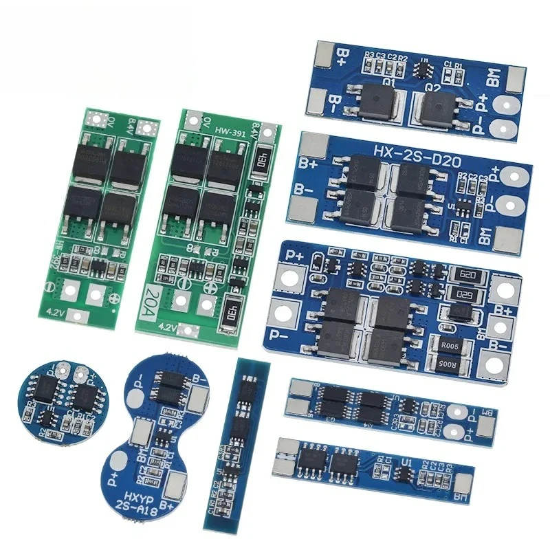 TZT 2S 3A 4A 5A 8A 10A 13A 20A 7.4V 8.4V Li-ion 18650 Lithium battery protection board / BMS board Standard / Balance